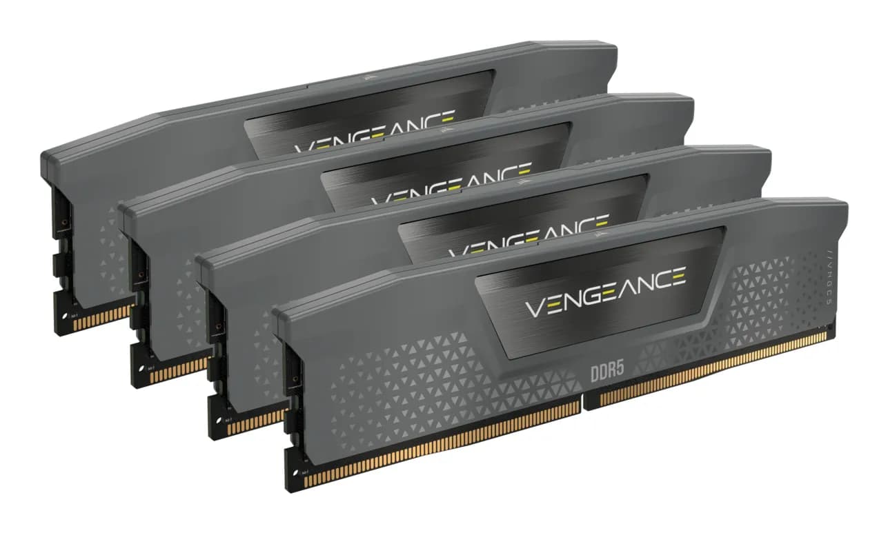 Corsair Vengeance 64 Gt (4 x 16 Gt) DDR5 5600 MHz, CL36 -muisti, harmaa (EXPO)
