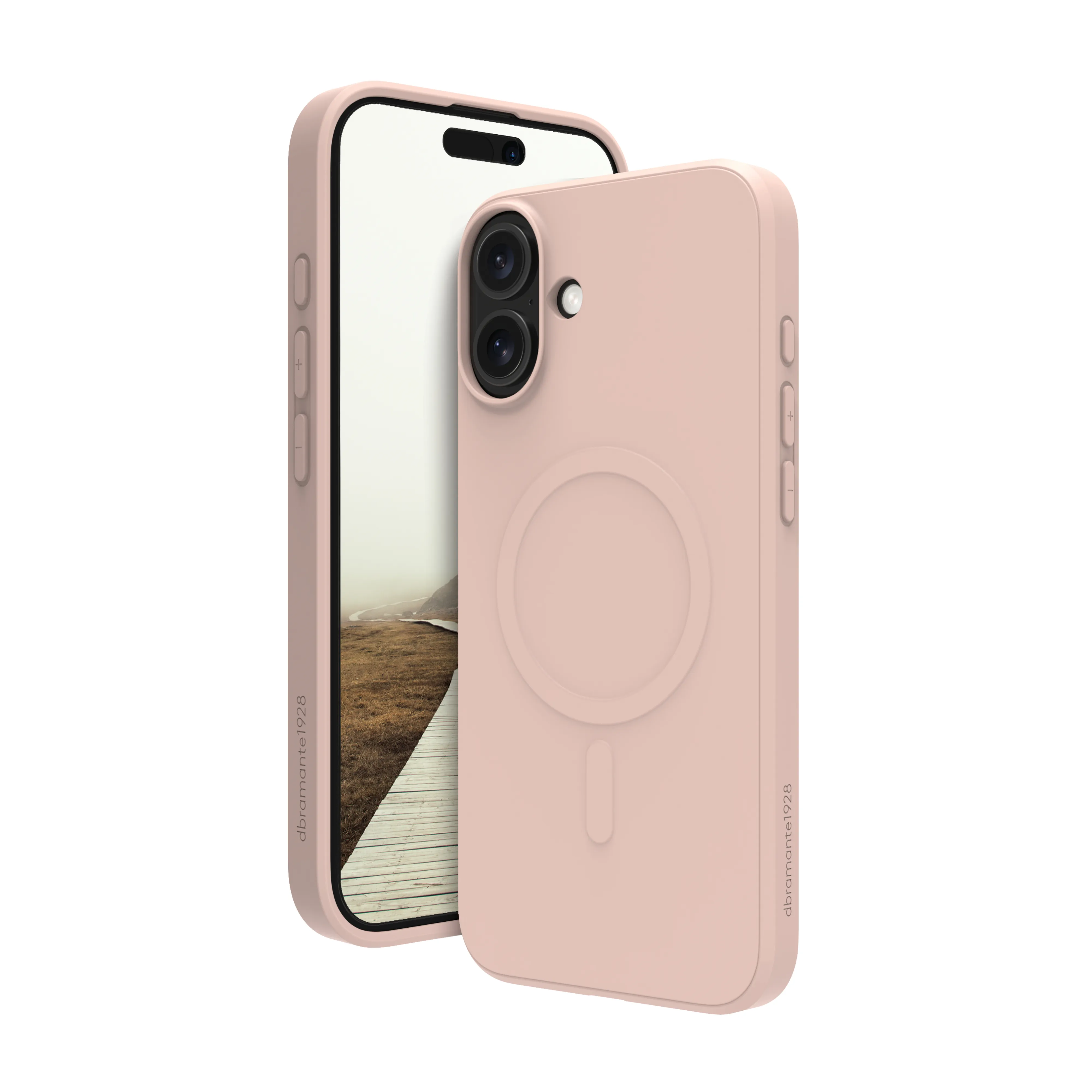 Dbramante1928 Greenland Pro MagSafe, iPhone 16 Plus -suojakuori, Pink Sand – DBRAMANTE