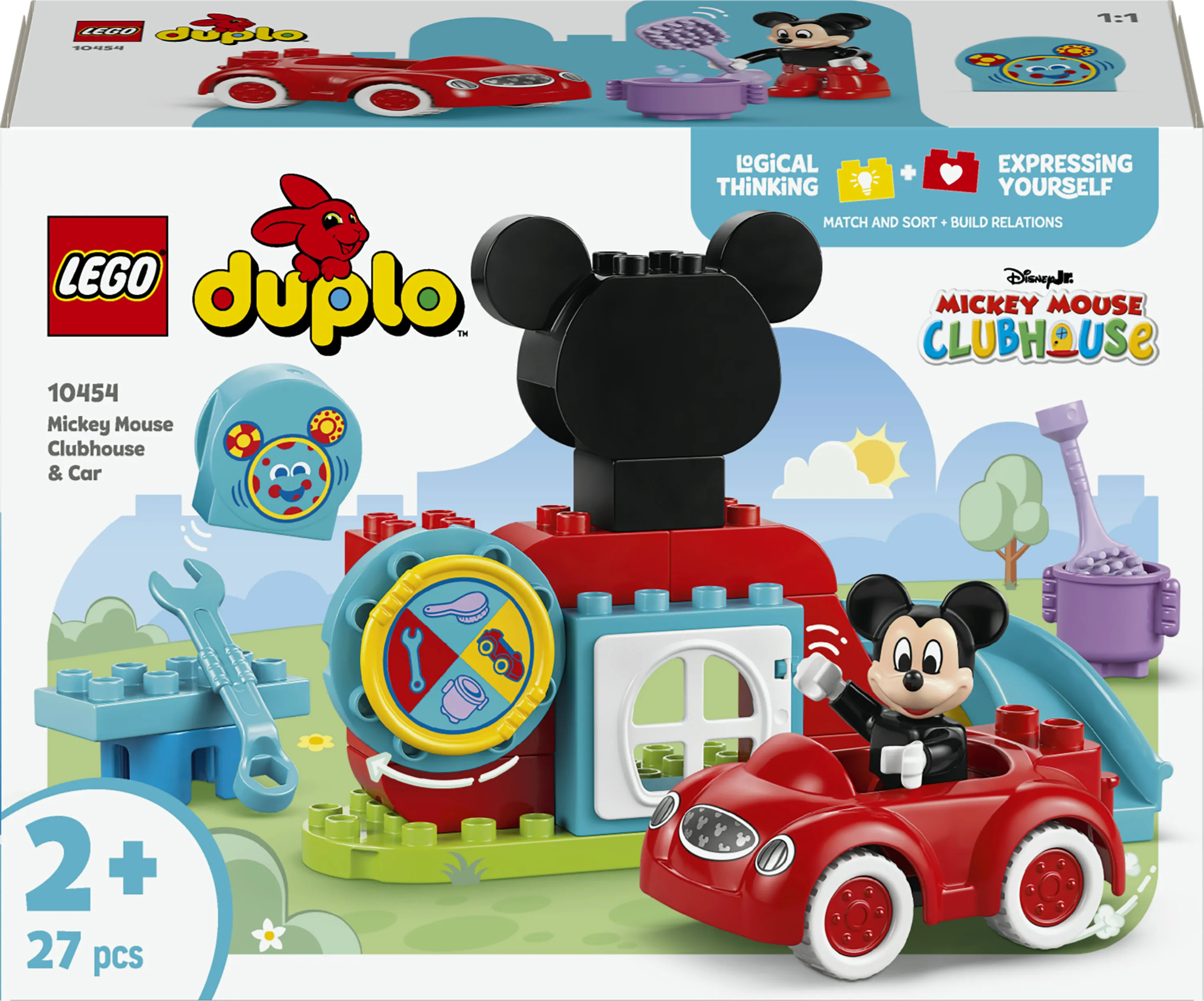 LEGO DUPLO Mikki Hiiren kerhotalo ja auto 10454 – LEGO