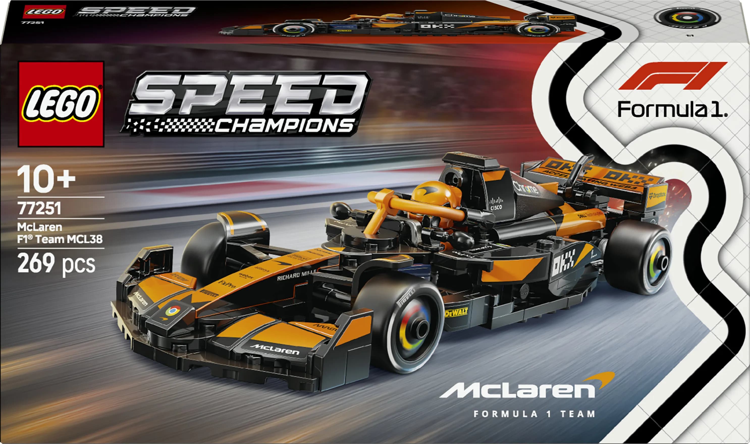 LEGO Speed Champions McLaren F1 Team MCL38 Kilpa-auto 77251 – LEGO