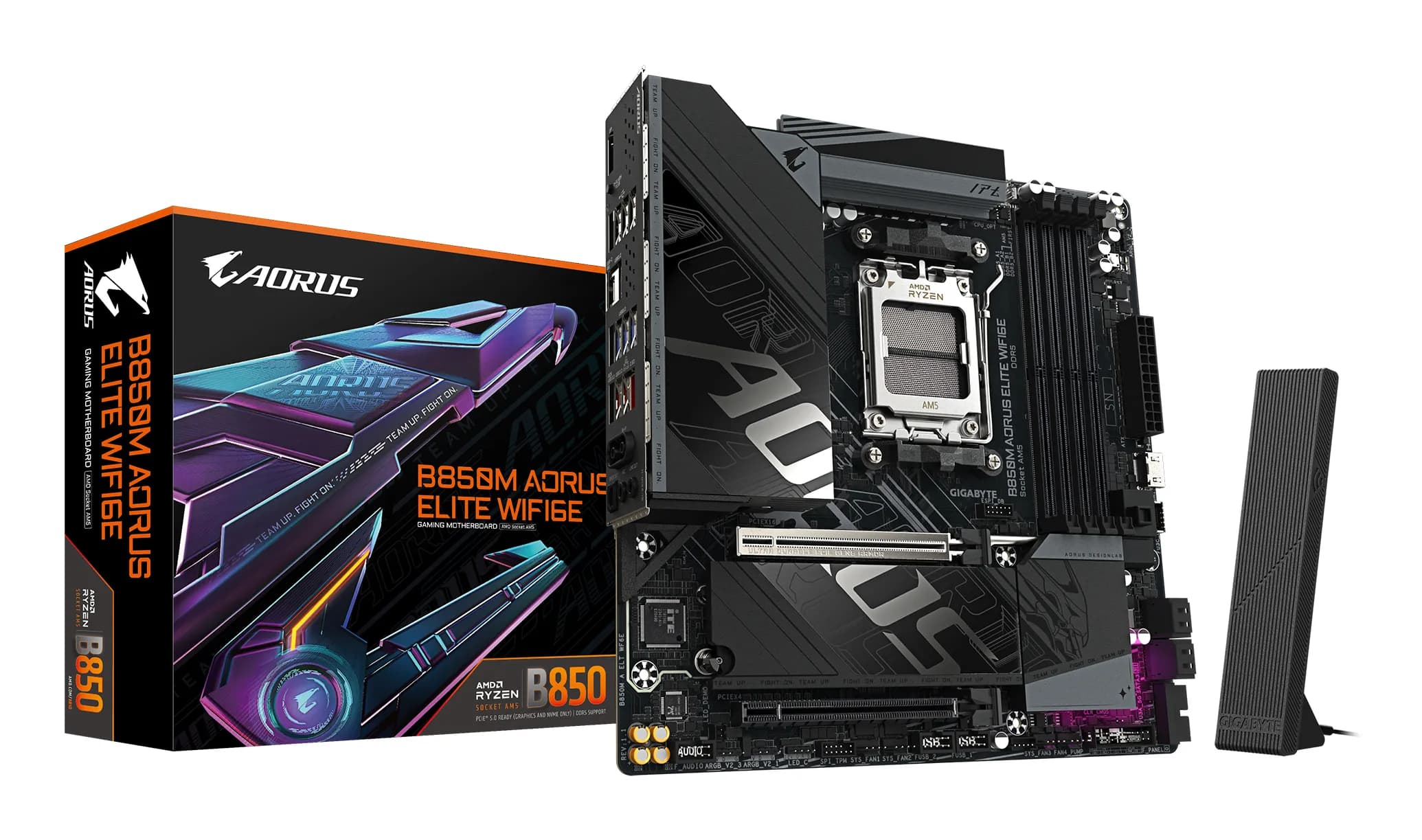 Gigabyte Aorus B850M Elite WiFi 6E AM5 mATX -emolevy
