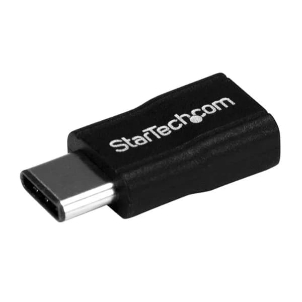 StarTech SB-C to Micro-USB Adapter - M/F - USB 2.0 -adapteri, Musta – Startech