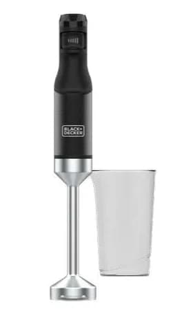 Black+Decker Hand Blender -sauvasekoitin, musta/hopea – BLACKANDDECKER