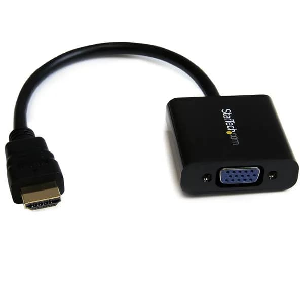 StarTech HDMI to VGA Adapter Converter for Desktop PC/Laptop/Ultrabook - 1920x1080 -adapteri, Musta – Startech