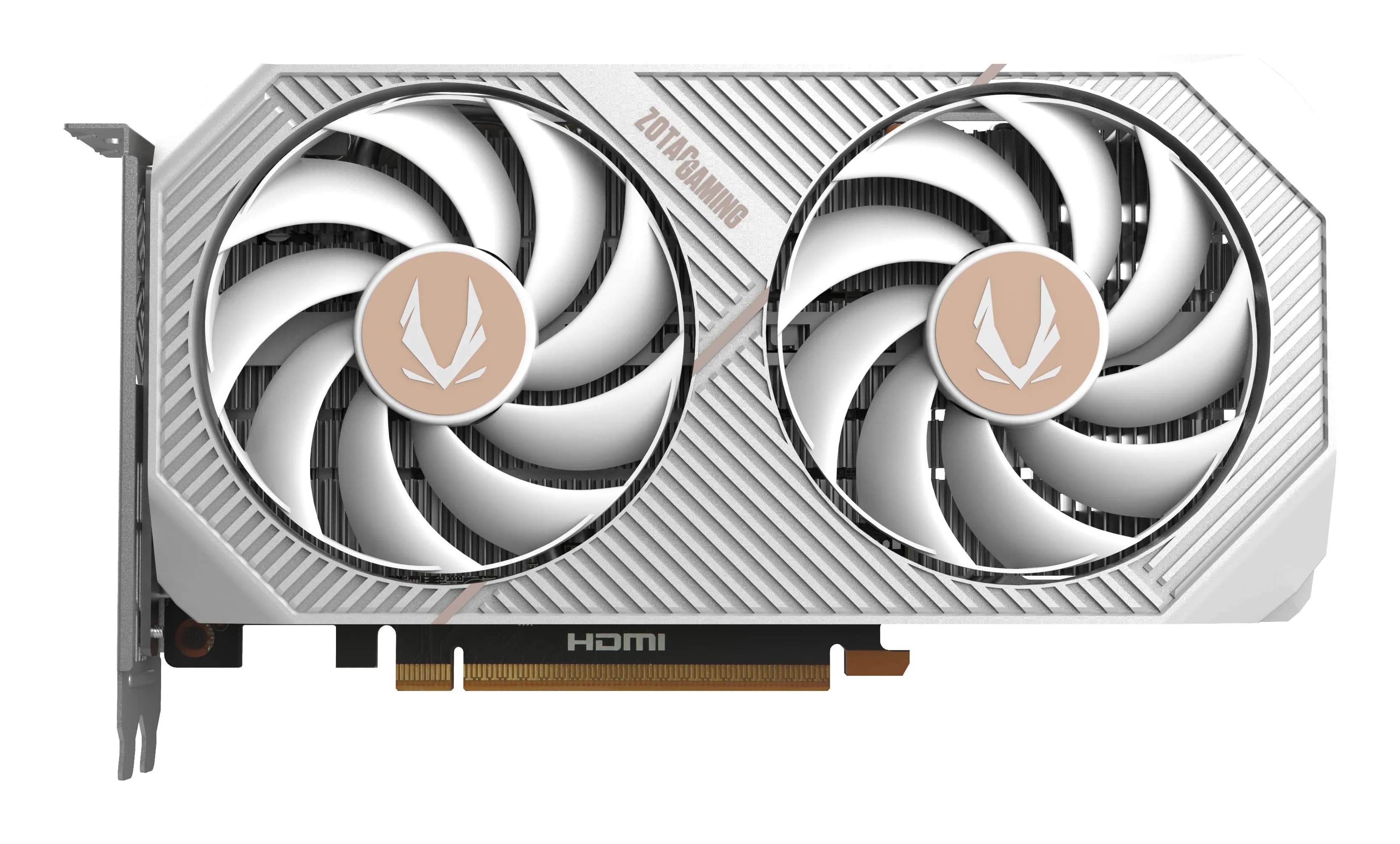 ZOTAC GeForce RTX 5050 Twin Edge White Edition 8 Gt OC -näytönohjain – ZOTAC
