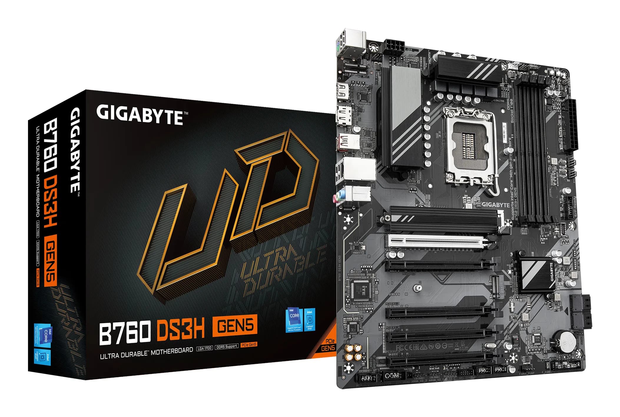 Gigabyte B760 DS3H GEN5 LGA1700 ATX -emolevy