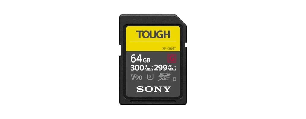 Sony TOUGH 64 Gt SDXC UHS-II U3 V90 -muistikortti – Sony