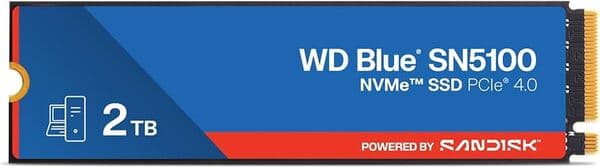 WD Blue SN5100 2 Tt M.2 PCIe 4.0 NVMe -SSD-levy – SanDisk