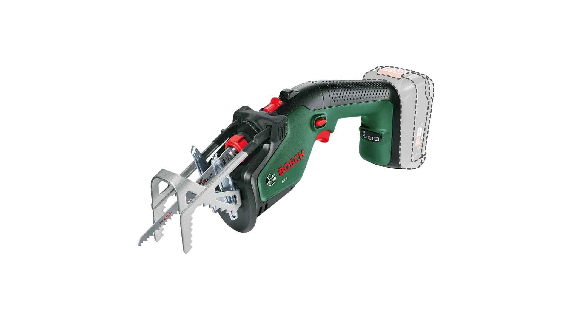 Bosch Cordless Pruning Saw Keo, 18V (green/black, without battery and charger)