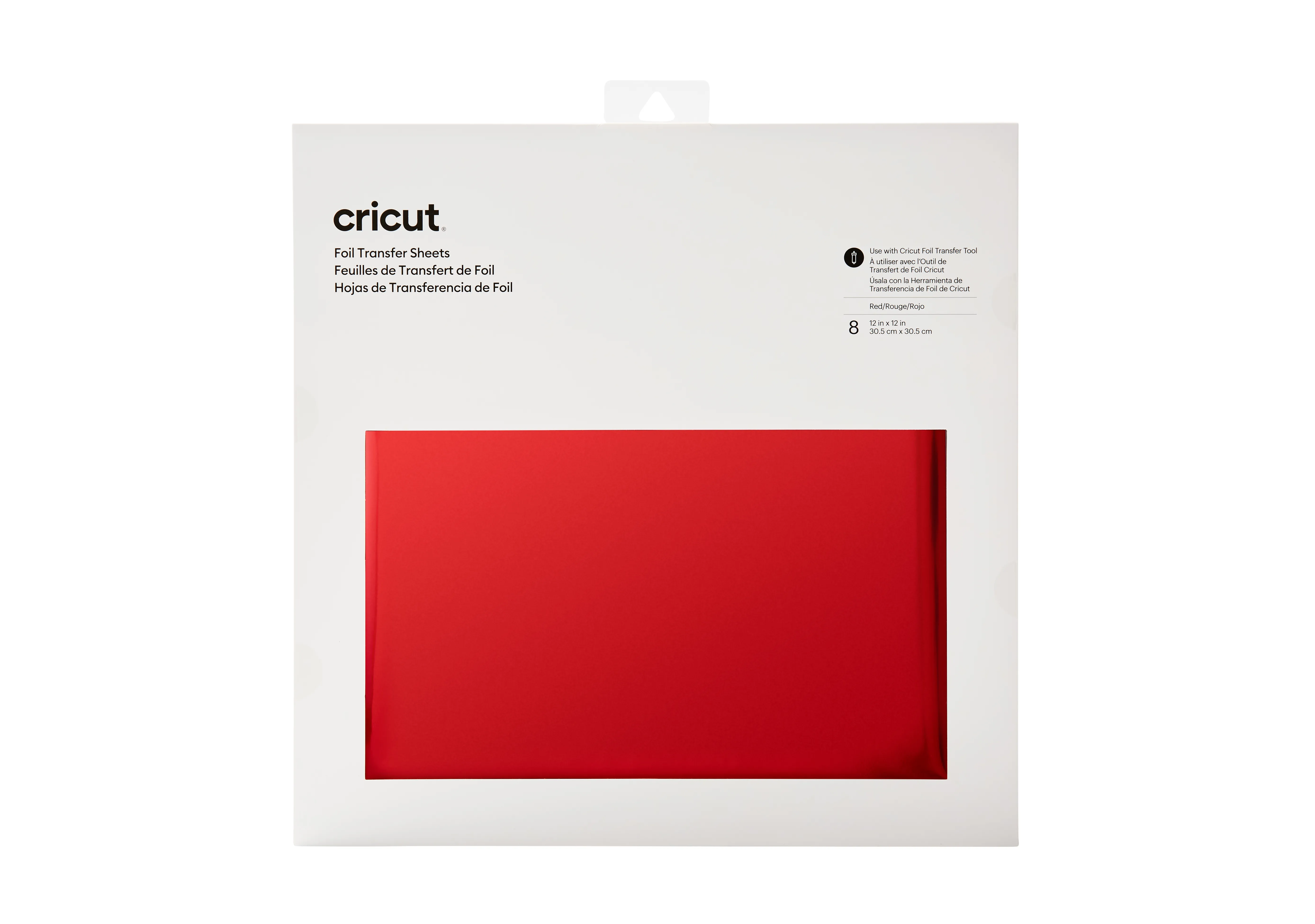 Cricut Transfer Foil Sheets 30x30cm 8 sheets (Red) – CRICUT