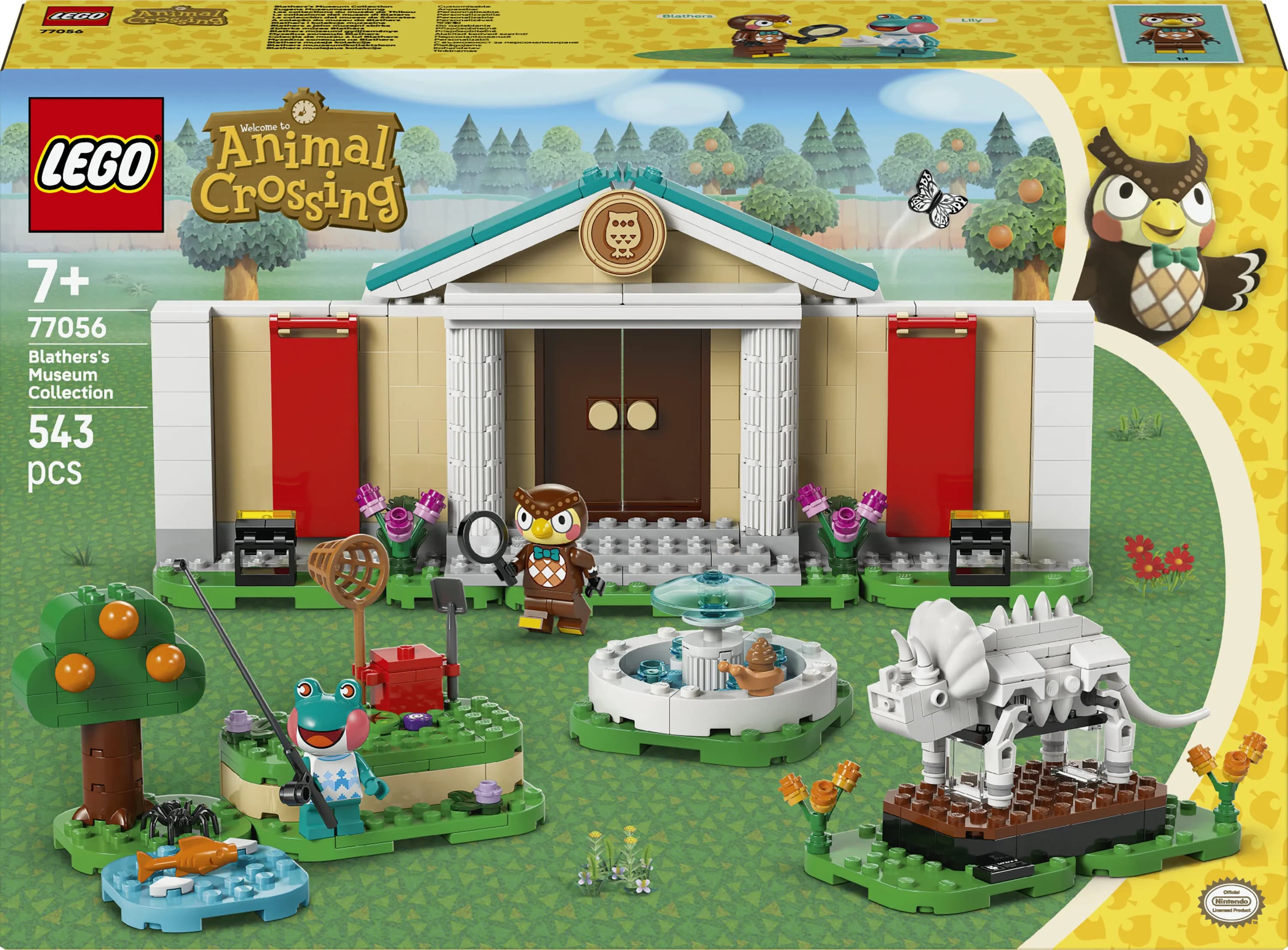 LEGO Animal Crossing Blathers and the Museum Collection 77056
