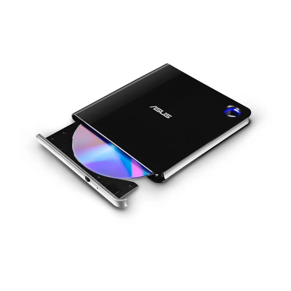 ASUS SBW-06D5H-U, ohut ulkoinen Blu-ray-kirjoitin, USB 3.1, musta, hopea – ASUS