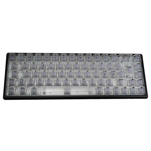 Arbiter Polar 65 HE -pelinäppäimistö, Fuji Dual-Rail Magnetic, phantom clear – ARBITER