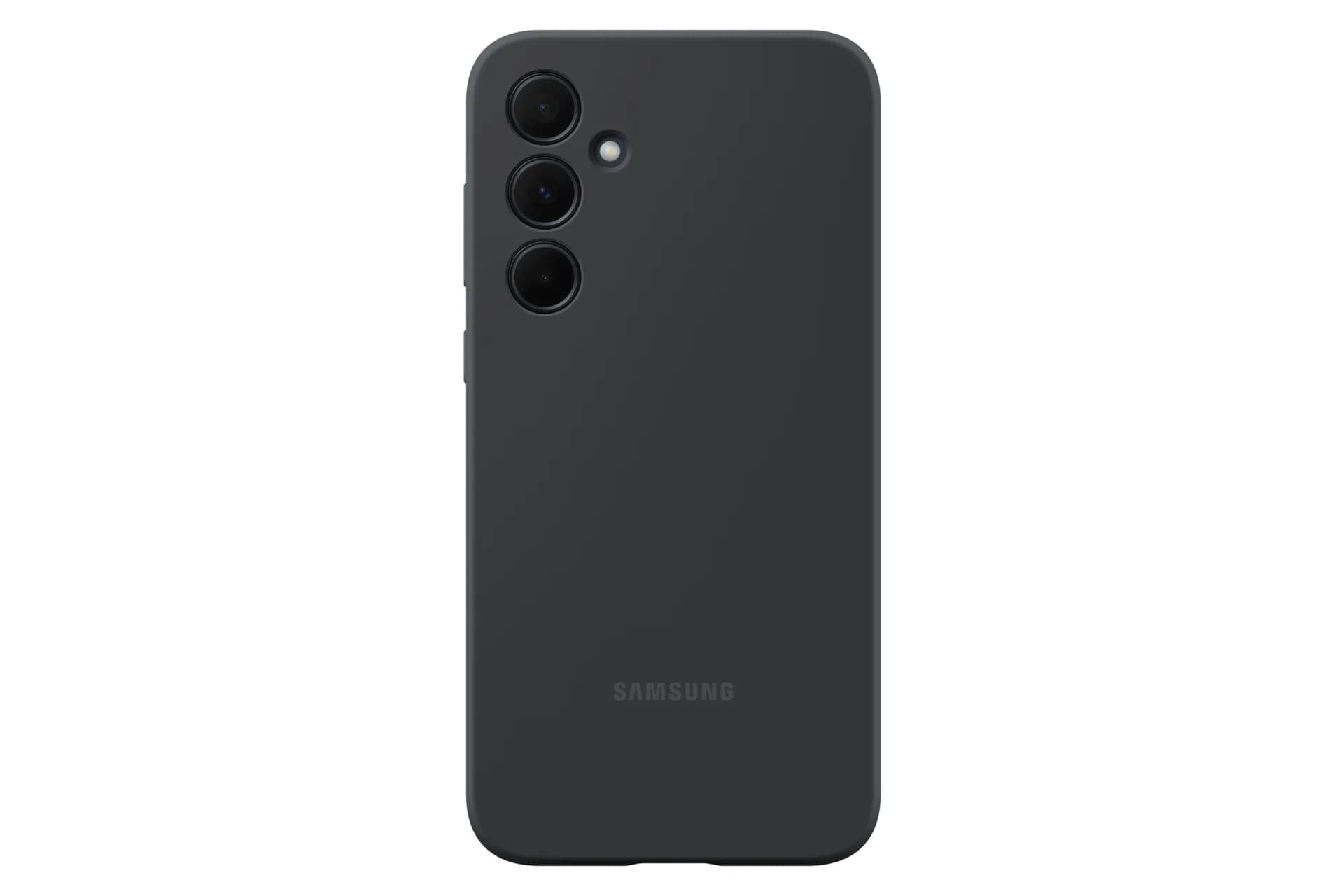 Samsung Galaxy A35 -silikonikuori, Musta – Samsung