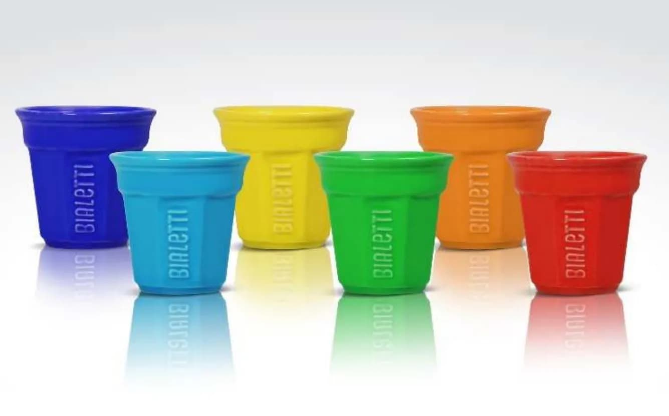 Bialetti Colorati espresso cup 6 pcs.