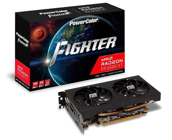 PowerColor Radeon RX 6500 XT OC 4 Gt -näytönohjain – POWERCOLOR