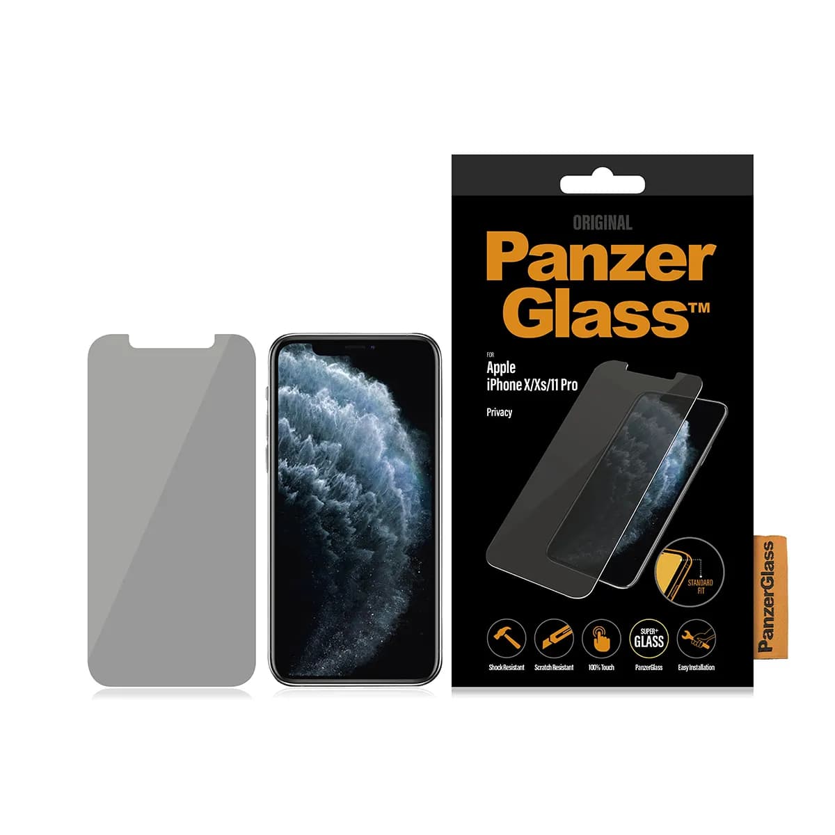 PanzerGlass Privacy Glass, iPhone X/XS -panssarilasi – Panzerglass