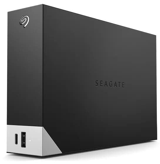 Seagate One Touch with Hub 18 Tt 3.5" -pöytämallinen ulkoinen HDD, musta – Seagate