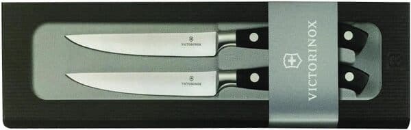Victorinox Grand Maître pihviveitsi, sahalaitainen, 12 cm, musta – Victorinox