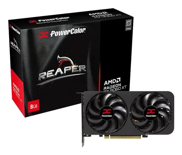 PowerColor Radeon RX 9060 XT Reaper OC 8 Gt -näytönohjain – POWERCOLOR