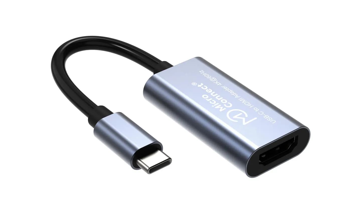 MicroConnect USB - C to HDMI1.4 Slim, Black – Microconnect