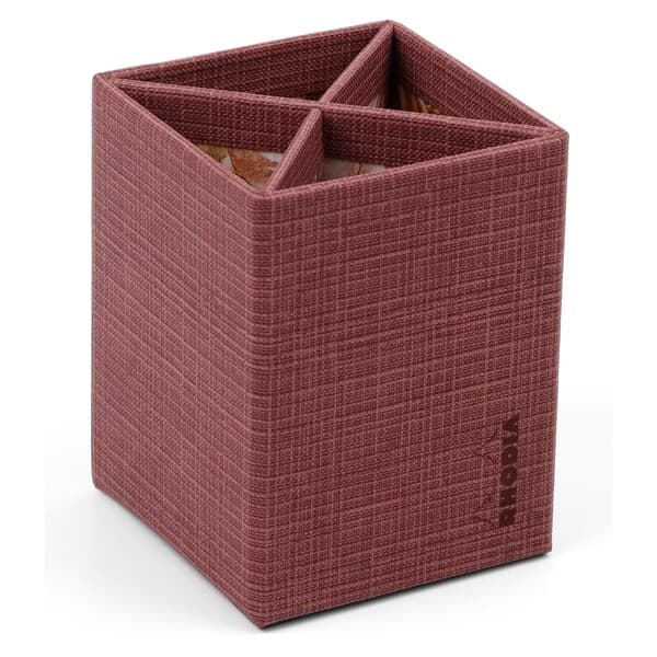 Rhodiarama Pencil holder Amarante 8x8x11 – RHODIA