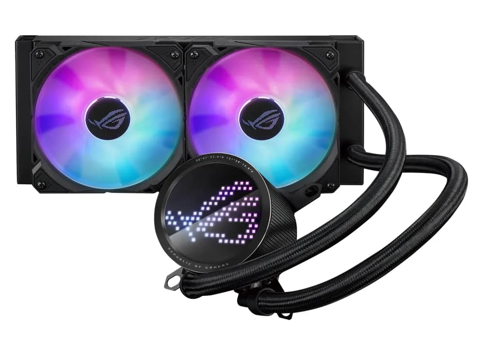 Asus ROG Ryuo III 240mm ARGB -nestejäähdytin, musta