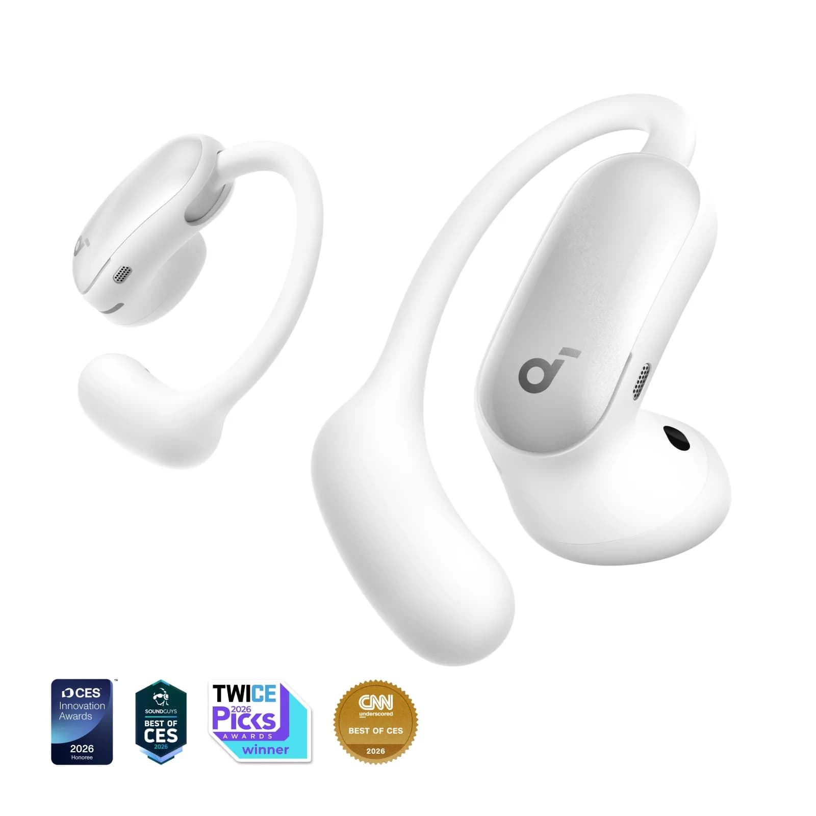 Anker Soundcore AeroFit 2 Pro -langattomat nappikuulokkeet, valkoinen – Anker