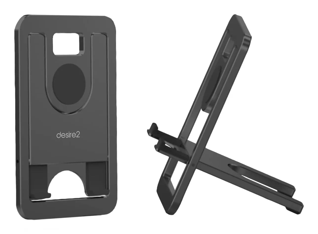 DESIRE2 Ultra Slim Phone Holder Aluminium Dark Grey