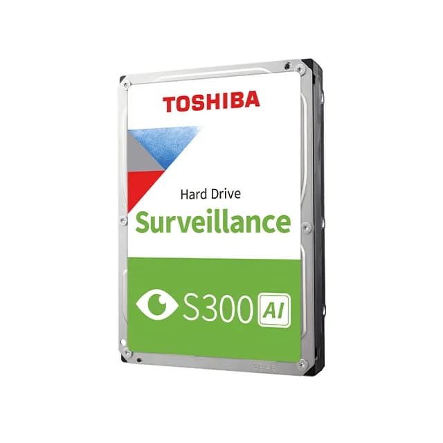 Toshiba S300 AI Surveillance 3.5" 16 Tt, 7200 RPM, 1024 MB, SATA III -kovalevy (valvontakäyttöön)