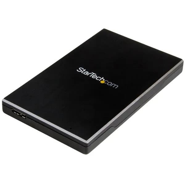 StarTech.com S251BMU313 2 Tt 2.5" USB 3.2 -ulkoinen HDD-kotelo, musta – Startech
