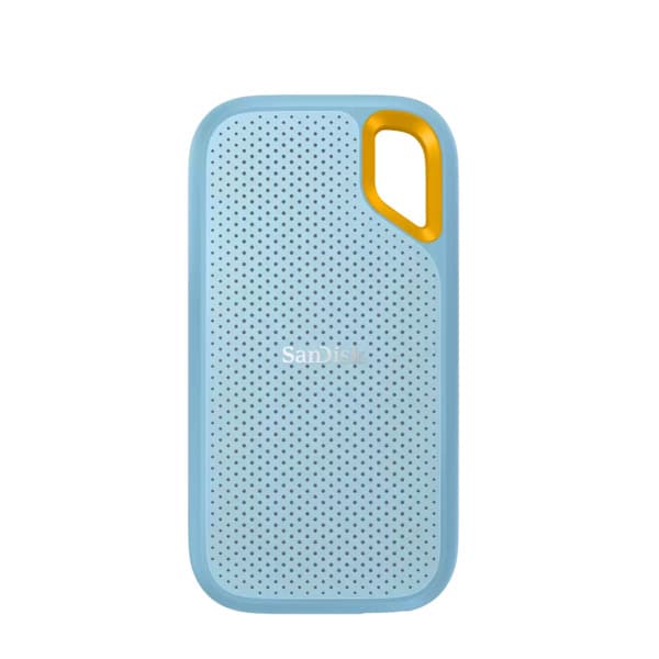 SanDisk Extreme Portable 2 Tt USB-C -ulkoinen SSD, iskunkestävä, laitteistosalaus, sininen – SanDisk