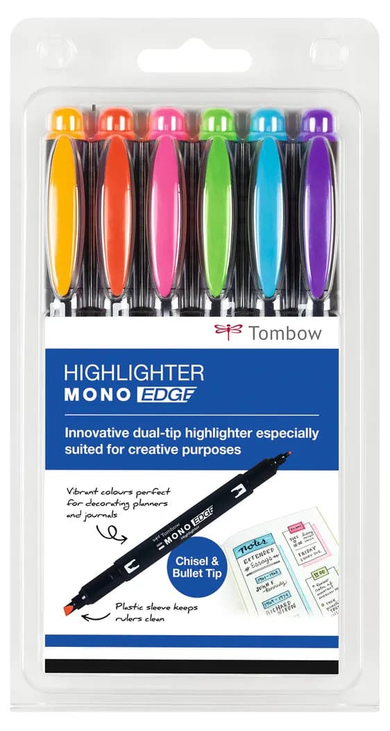 Highlighter MONO edge set ass (6) – TOMBOW