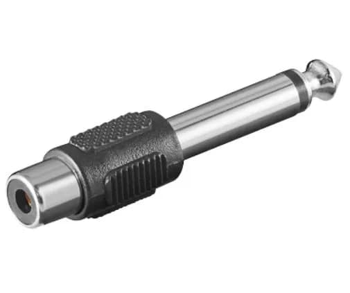 Adapter 6.3mm - RCA M-F