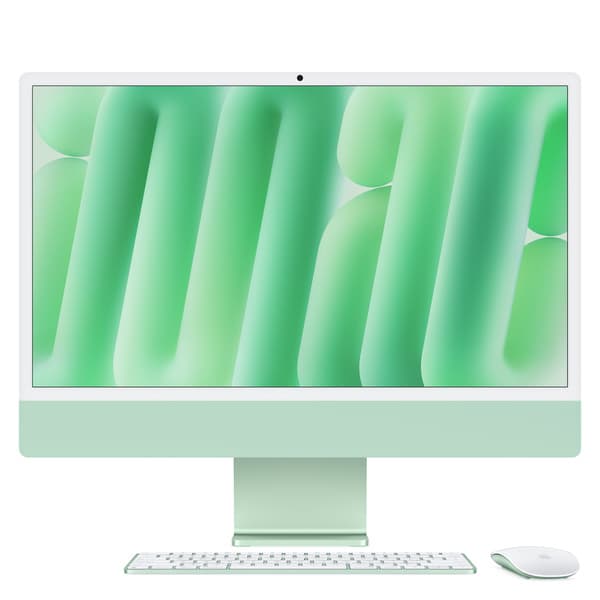 Apple iMac 24" (M4 8C / 8C), 16 Gt, 256 Gt, MacOS - All-in-one, Vihreä – Apple