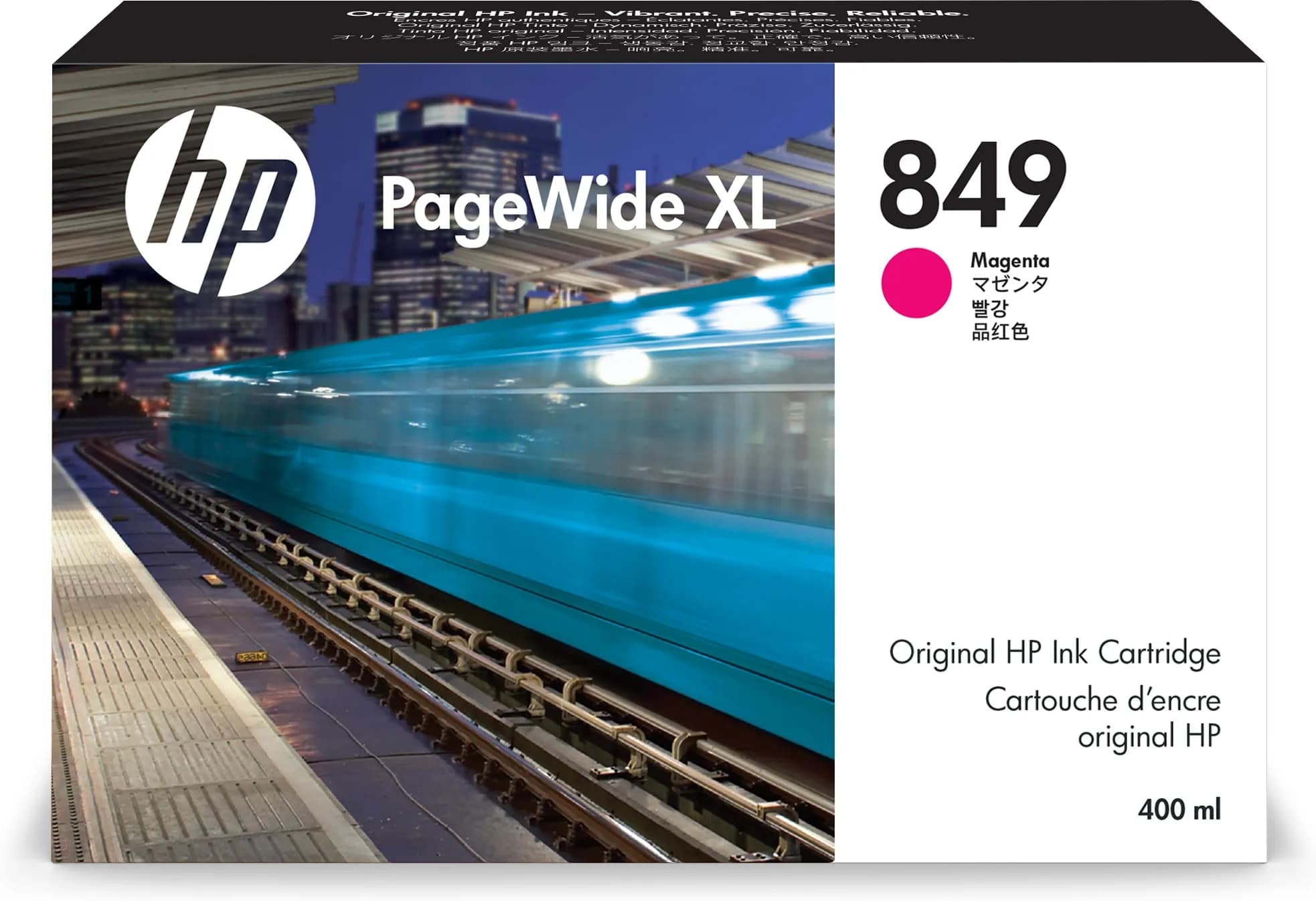 HP PageWide XL 849-mustekasetti, 400 ml, magenta