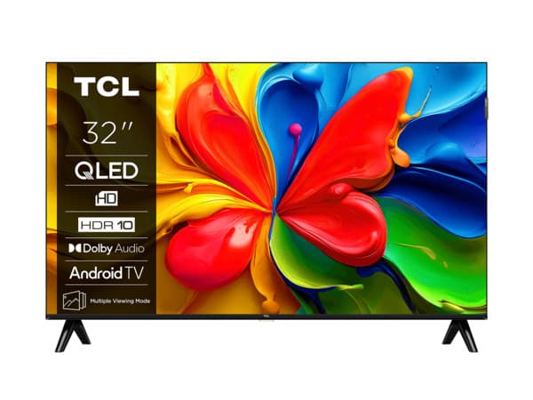TCL 32S4K 32" HD QLED Android TV, 60 Hz, HDR10 – TCL