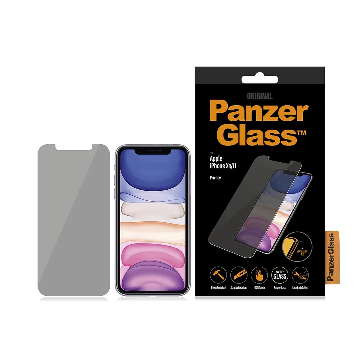 PanzerGlass Privacy Glass, iPhone XR -panssarilasi – Panzerglass