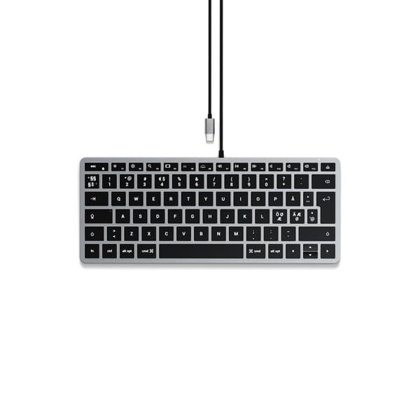 Satechi Slim W1 -näppäimistö, musta/harmaa – Satechi