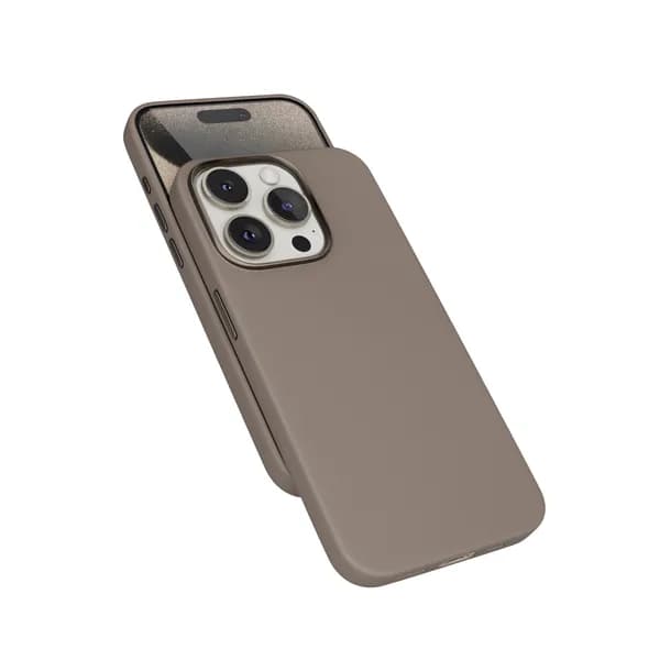 Epico Mag+ Leather Case, iPhone 15 Pro Max -suojakuori, Beige – EPICO