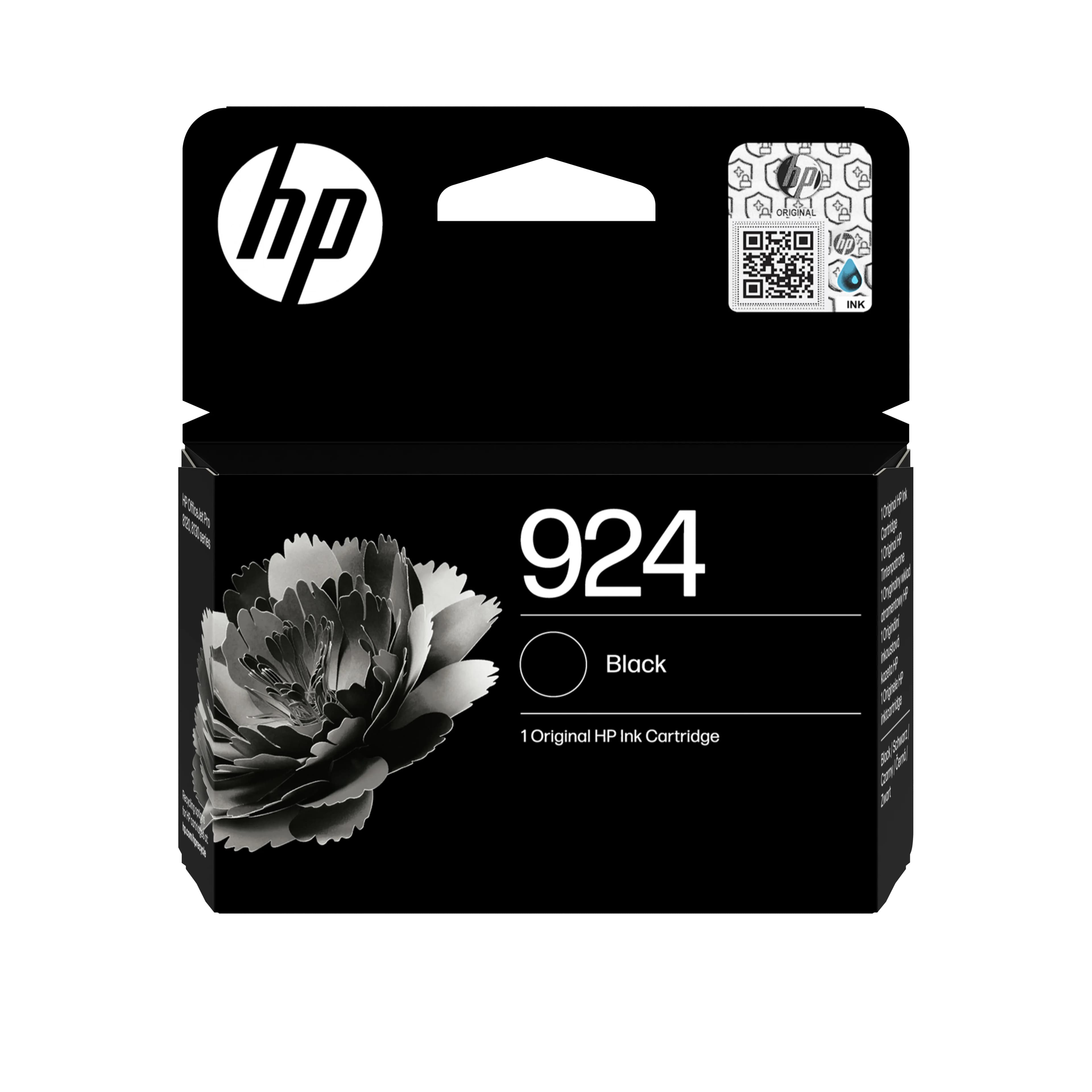 HP 924-mustekasetti, musta