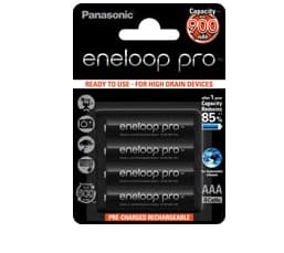 Panasonic Eneloop pro AAA-akku 930mAh 4kpl/pkt – Panasonic