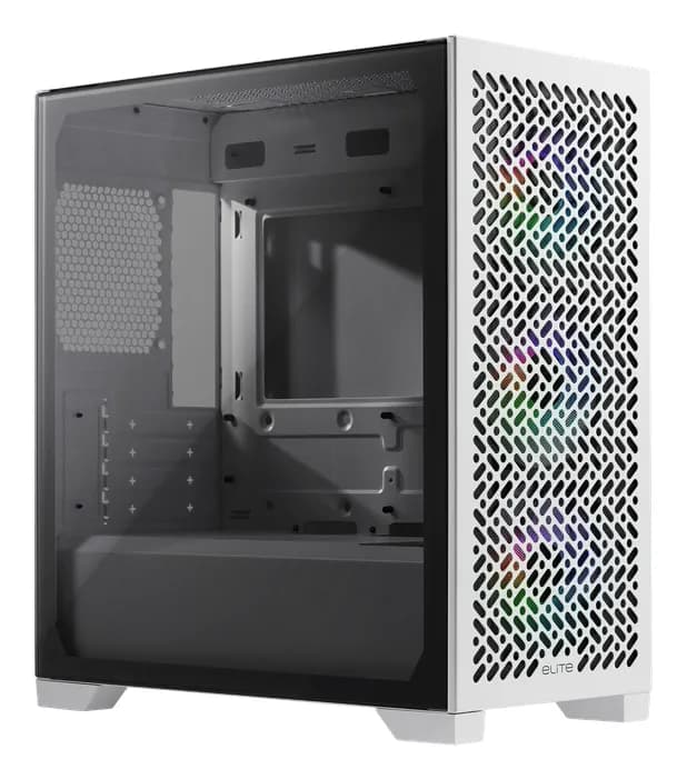 Cooler Master Elite 302 -minitornikotelo ikkunalla, valkoinen