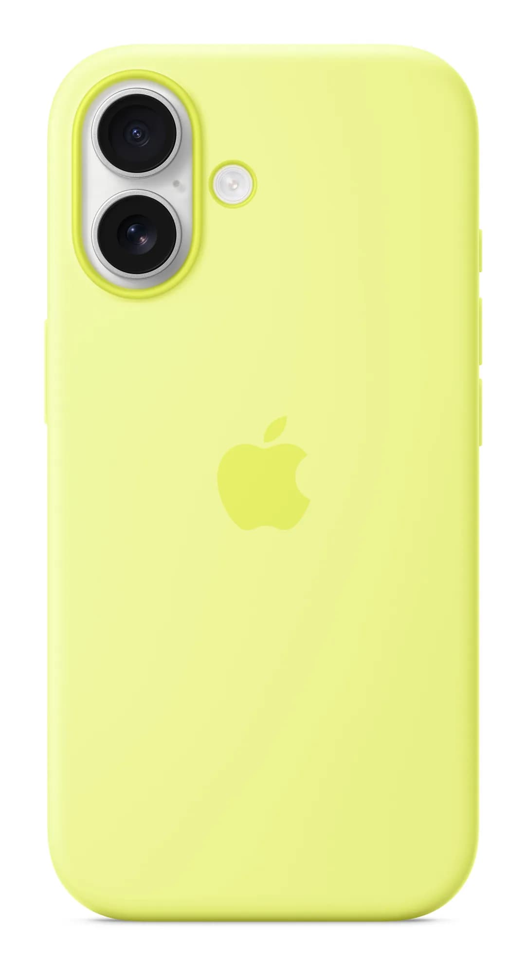 Apple iPhone 17, MagSafe -silikonikuori, Neonkeltainen – Apple