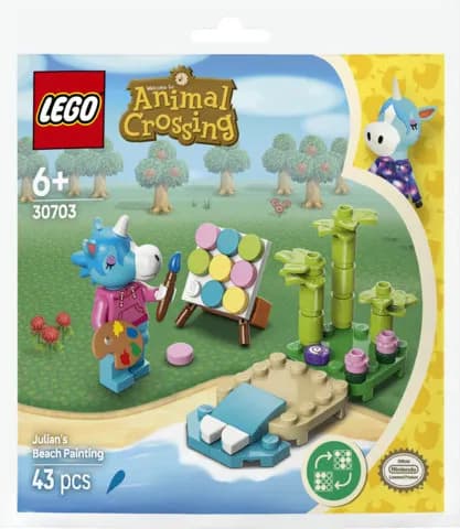 LEGO Animal Crossing Julian ja rantamaalaus 30703 – LEGO