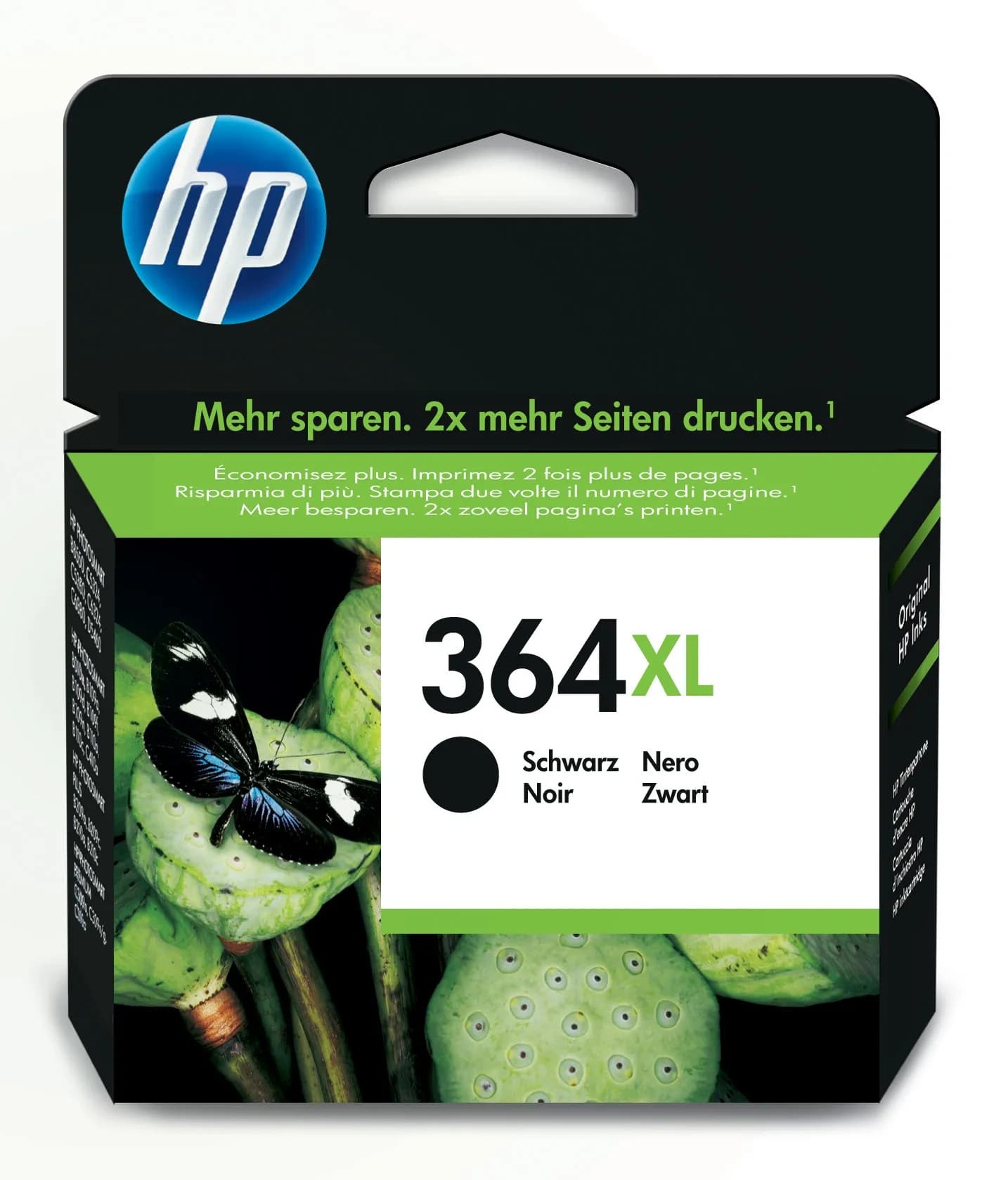 HP 364XL -mustekasetti, 9 ml, musta
