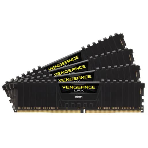 Corsair Vengeance LPX 64 Gt (4 x 16 Gt) DDR4 3200 MHz, CL16 -muisti (XMP)