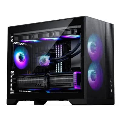 Phanteks XT M3 -micro-ATX-kotelo ikkunalla, musta