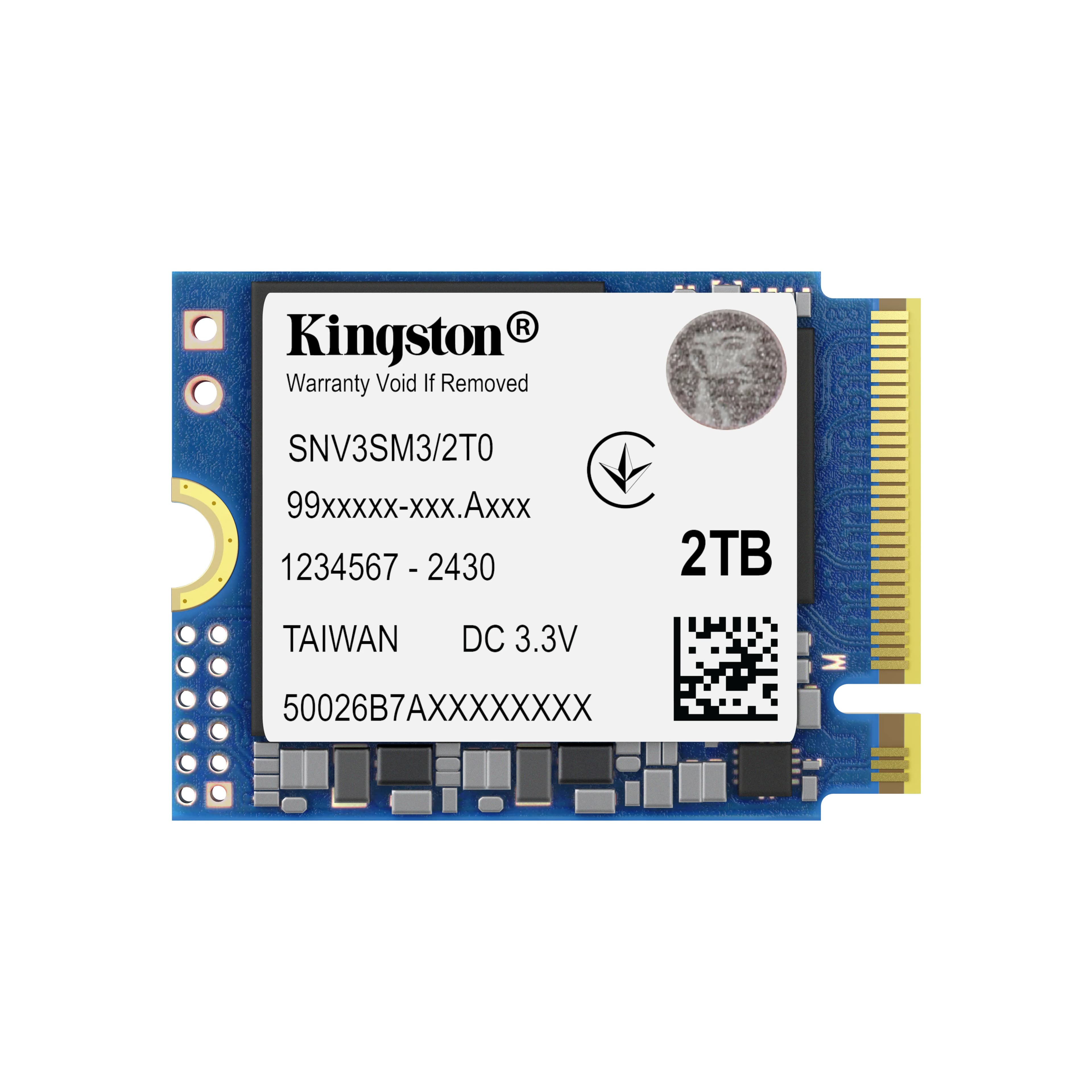 Kingston NV3 2 Tt M.2 PCIe 4.0 NVMe -SSD-levy – Kingston