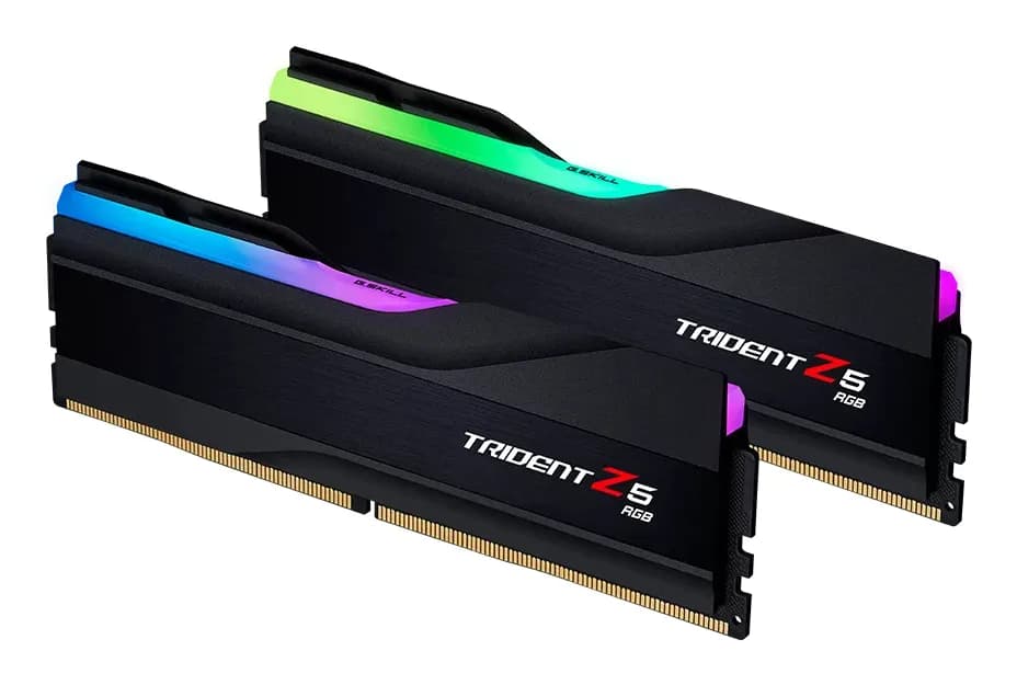 G.SKILL Trident Z5 RGB 32 Gt (2 x 16 Gt) DDR5 6400 MHz, CL30 -muisti, hopea/harmaa (XMP)